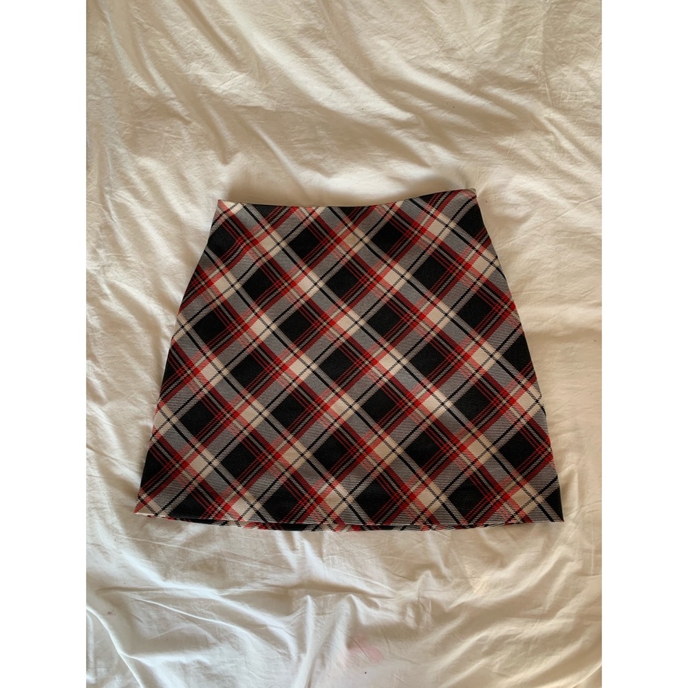 Checkered skirt